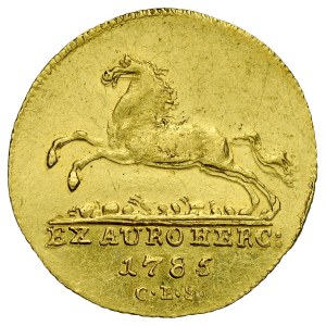 Germany, Braunschweig-Calenberg-Hannover, Georg III 1760-1820, Dukat 1785 C.E.S., Zellerfeldt