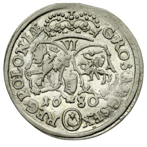 Jan III Sobieski 1674-1696, Szóstak 1680 TLB, Bydgoszcz.