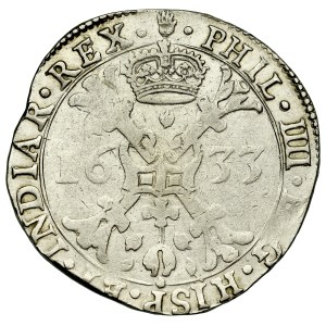 Spanish Netherlands, Phillipp IV 1621-1665, Patagon 1633, Talar, Brabant, Antwerp.