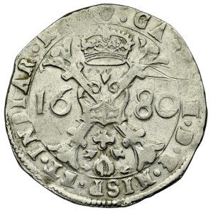 Pays-Bas espagnols, Carol II 1665-1700, Patagon 1680, Talar, Bruxelles.