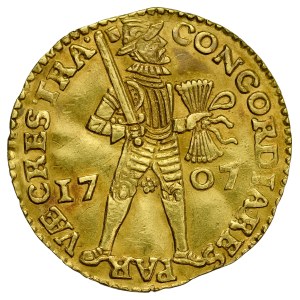 Netherlands, Dukat 1707, Utrecht.