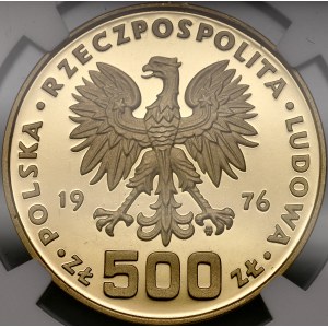 PRL, 500 złotych 1976, PRÓBA, Kazimierz Pułaski, Warszawa.