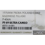 PRL, 500 złotych 1976, PRÓBA, Kazimierz Pułaski, Warszawa.