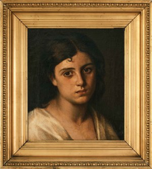 Gustaw Daniel Budkowski, (1813—1884), Portret młodej kobiety, 2 poł. XIX w.