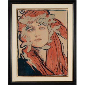 Teodor Axentowicz, (1859—1938), Plakat II Wystawy Towarzystwa Artystów Polskich „Sztuka”, 1898 r.