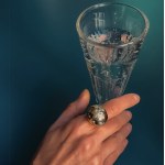 Pierścionek Statement ring gwiezdne diamenty