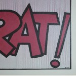 Roy Lichtenstein, (1923—1997), As I Opened Fire, tryptyk, litografie z 1. edycji, 1966