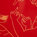 Ai Weiwei, (1957), Middle Finger in Red, 2023