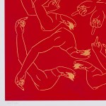 Ai Weiwei, (1957), Middle Finger in Red, 2023