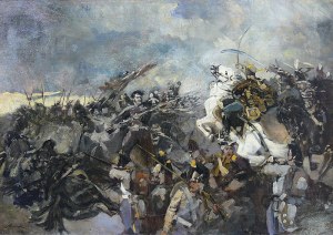 Wacław Pawliszak (1866 Warszawa – 1905 tamże) Książę Józef Poniatowski pod Raszynem