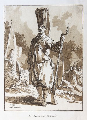 Jean Baptiste le Prince (1734–1781) Officier des Janissaires Polonois, 1771 r.