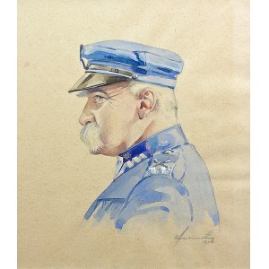 Artysta nieokreślony (XX w.) Portret Marszałka Józefa Piłsudskiego, 1936 r.