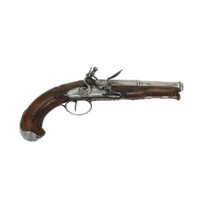 PISTOLA A RAZZO DA UFFICIALE DI MARINA, FRANCIA, SECONDA METÀ. XVIII C.