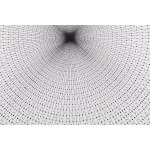 Ryszard Rabsztyn (ur. 1984, Olkusz), Silence (a. Braille'a, counter-clockwise, black dots), 2024