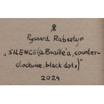 Ryszard Rabsztyn (ur. 1984, Olkusz), Silence (a. Braille'a, counter-clockwise, black dots), 2024