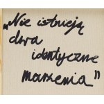 Daniel M. Leśniak (ur. 2001), Nie istnieją dwa identyczne marzenia, 2025