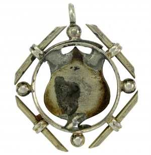 Patriotic pendant with eagle (304)