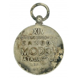 Medal Liga Lotnicza, XIV Ogólnopolskie Zawody Modeli Latających Kraków 1949 (305)