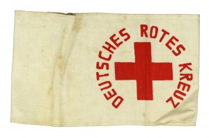 Germany, Deutsches Rotes Kreuz armband. German Red Cross armband, World War II (308)