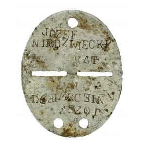 II RP, Wojsko Polskie nieśmiertelnik wz. 31 (335)