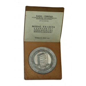 PRL, Medal XX lecia Lubelskiej Spółdzielni Mieszkaniowej 1957-1977 (245)