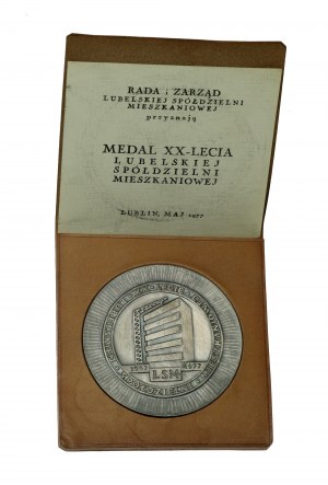 PRL, Medal of the 20th Anniversary of the Lublin Housing Cooperative 1957-1977 (245)
