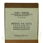 PRL, Medal XX lecia Lubelskiej Spółdzielni Mieszkaniowej 1957-1977 (245)
