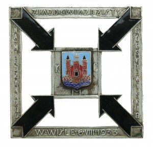II RP, Cieszyn Motorcycle Club placard, Star Rally in Wisla, 1933 (152)