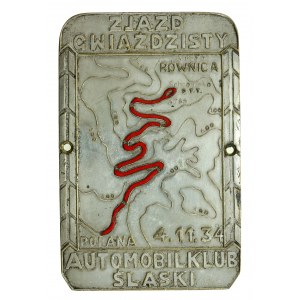 II RP, Plakieta Automobilklub Śląski, Zjazd Gwiaździsty, 1934 (154)