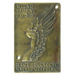 II RP, Plakieta II Lot Północno Wschodniej Polski, Wilno 1934 (162)