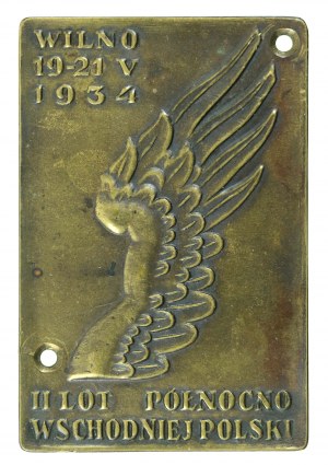II RP, Poster of the Second Flight of Northeastern Poland, Vilnius 1934 (162)