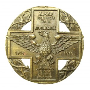 II RP, odznaka Zjazd Uczestników Walk - POW Zachód, 1937 (109)