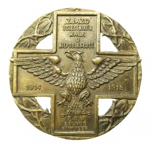 Second Republic, Badge of the Reunion of Combat Participants - POW West, 1937 (109)