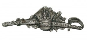 Patriotic brooch, Unity strong, 1916 (121)