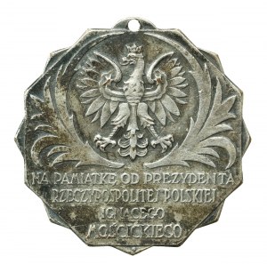 II RP, memorial token from President Ignacy Moscicki, SPAŁA 17.VIII.1930 (127)
