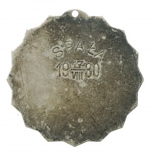 II RP, memorial token from President Ignacy Moscicki, SPAŁA 17.VIII.1930 (127)