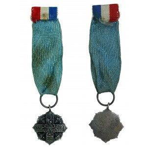 II RP, Miniatura krzyża Swoim żołnierzom z Ameryki oswobodzona Polska (136)
