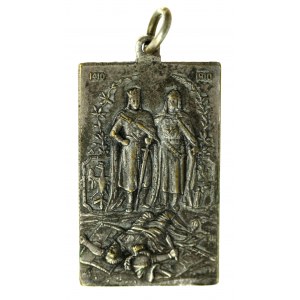 Plakietka 500 rocznica bitwy pod Grunwaldem 1410-1910 (212)
