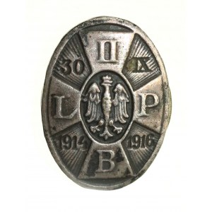 II RP, Miniatura odznaki II Brygada Legionów Polskich. Knedler (251)
