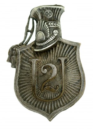 II RP, badge of the 2nd Uhlan Regiment of the Polish Legions (215)