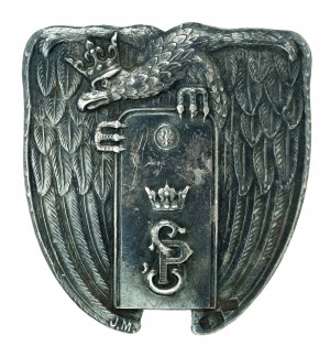 II RP, Cadet School Badge. Silver (239)