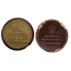 II RP, Medal za zasługi nad badaniem Katedry Gnieźnieńskiej, bp A. Laubitz, 1935 (255)