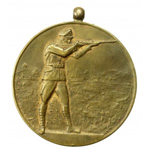 II RP, Medal nagrodowy, Strzelanie z karabinu, 1938. Nagalski (259)