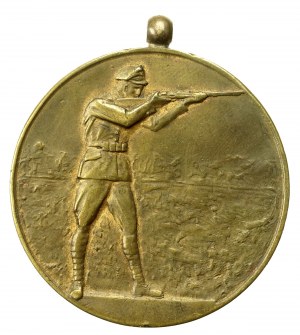 II RP, Award Medal, Rifle Shooting, 1938 Nagalski (259)