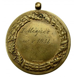 II RP, Medal nagrodowy, Strzelanie z karabinu, 1938. Nagalski (259)