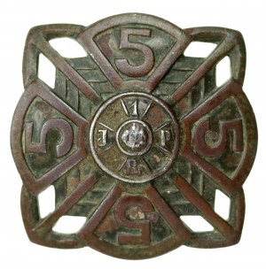 II RP, Badge of the 5th Infantry Regiment of the Legions. Nagalski (262)