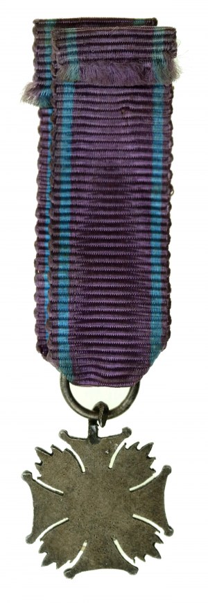 II RP, Miniature Silver Cross of Merit of the Republic of Poland (265)