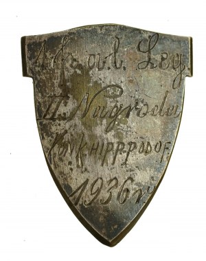 II RP, Badge of the 1st Light Artillery Regiment of the Legions, Hippie Competition, 1936 (276)
