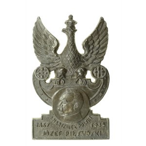 II RP, Plakieta I Marszałek Józef Piłsudski 1867-1935 (288)