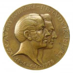 Second Republic, 100th anniversary medal of the Bank of Poland, 1928 (289)